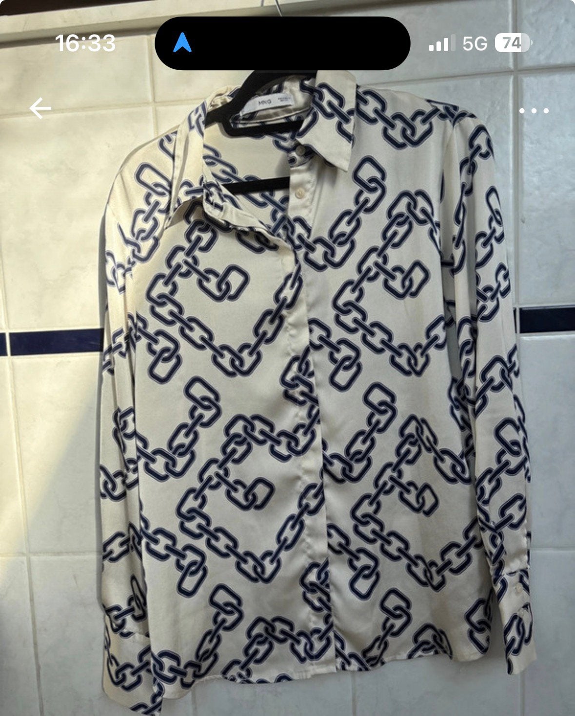Chemise zara, Kleding | Dames, Blouses en Tunieken, Ophalen of Verzenden, Zo goed als nieuw, Maat 38/40 (M), Beige