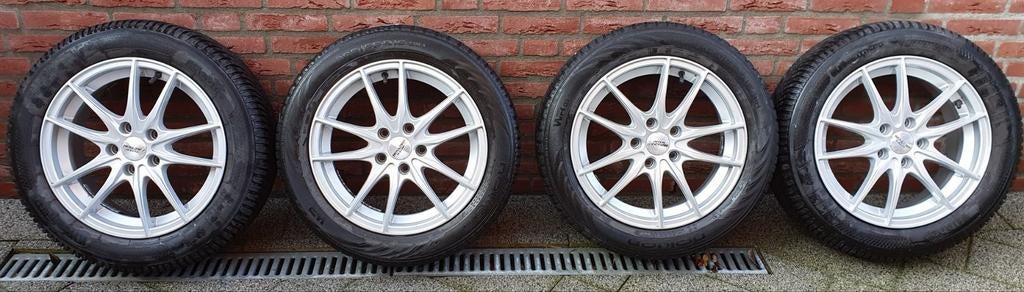 Winterwielen Ford Focus TMPS sensoren, Ophalen, Gebruikt, 16 inch, Banden en Velgen