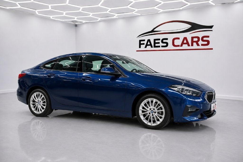 Bmw 218 grand coupe automaat, Auto's, BMW, Blauw, Leder, 5 zetels, 5 deurs