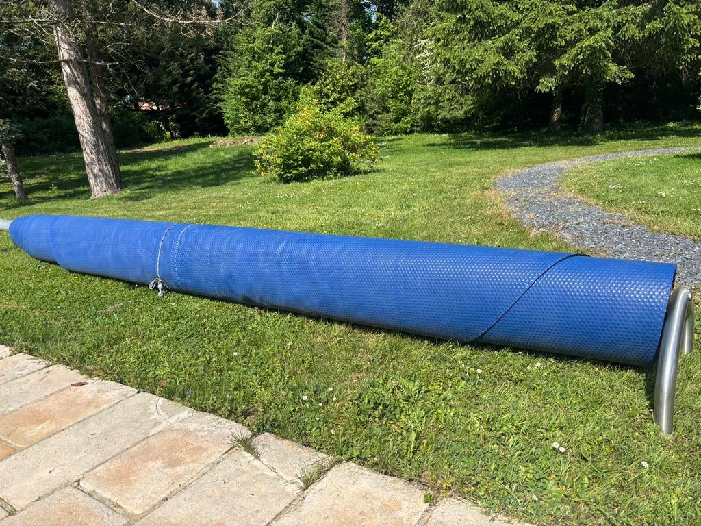 A vendre bache à bulles pour piscine, Ophalen, 300 cm of meer, Zo goed als nieuw, Rechthoekig