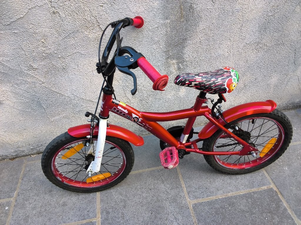 Vélo pour enfants 16 pouces COSMIC ROBO 16 rouge (4-6 ans ), Vélos & Vélomoteurs, Enlèvement, Utilisé, 16 à 20 pouces
