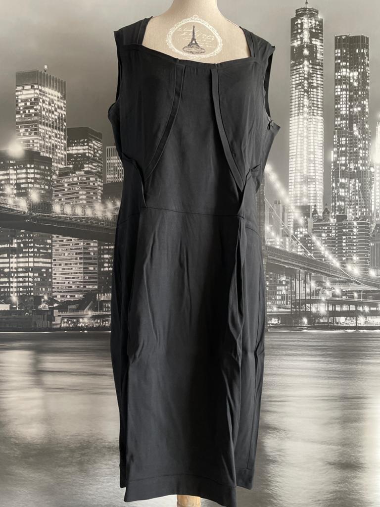 Nuan design jurk maat 46 - zwart - asymmetrisch - designer, Kleding | Dames, Verzenden, Zwart, Nuan design, Maat 46/48 (XL) of groter