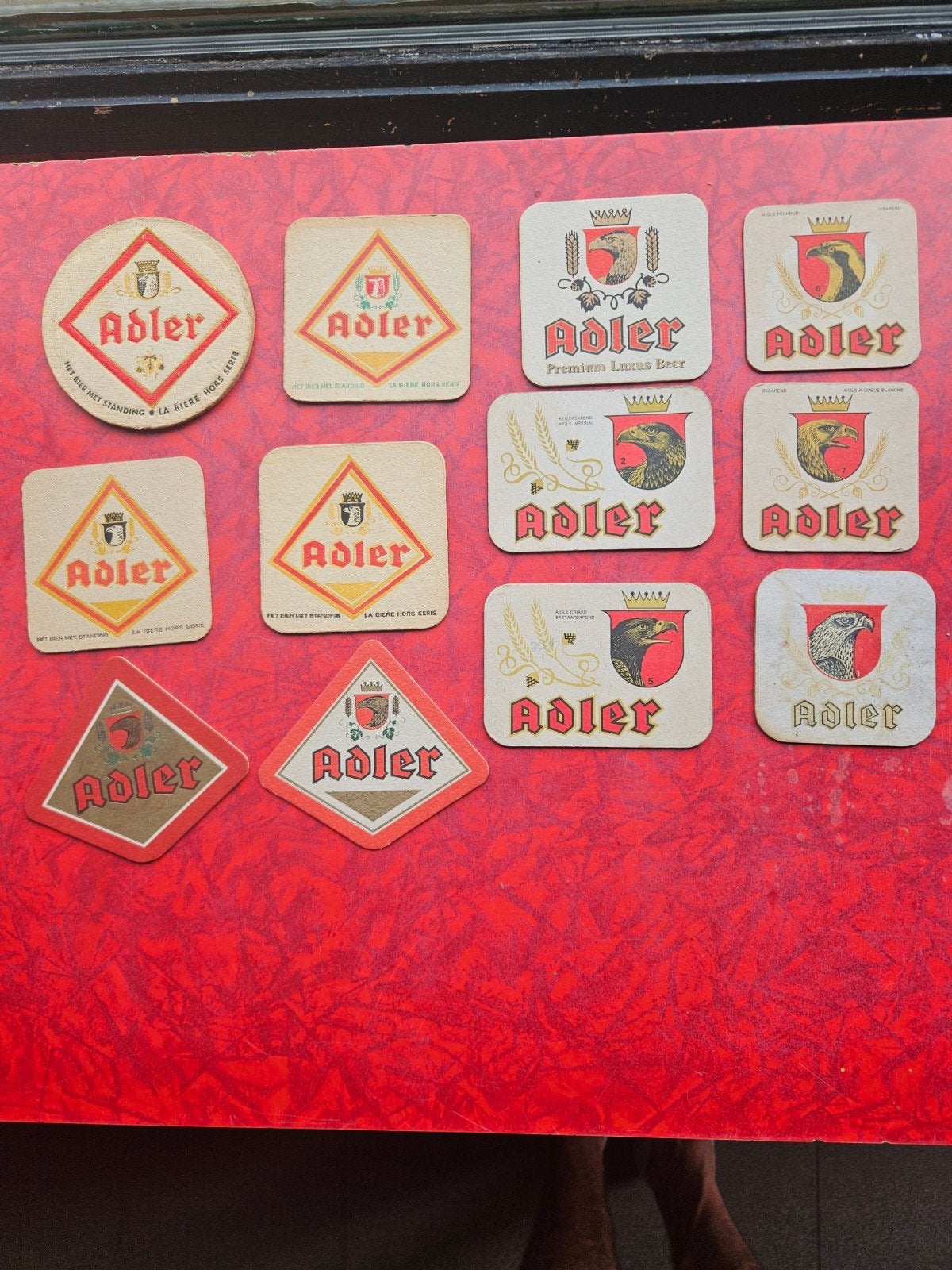 Oude bierviltjes adler, Verzamelen, Ophalen of Verzenden