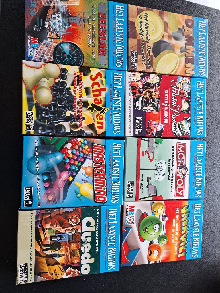 8 reisspelletjes, Ophalen, Gebruikt