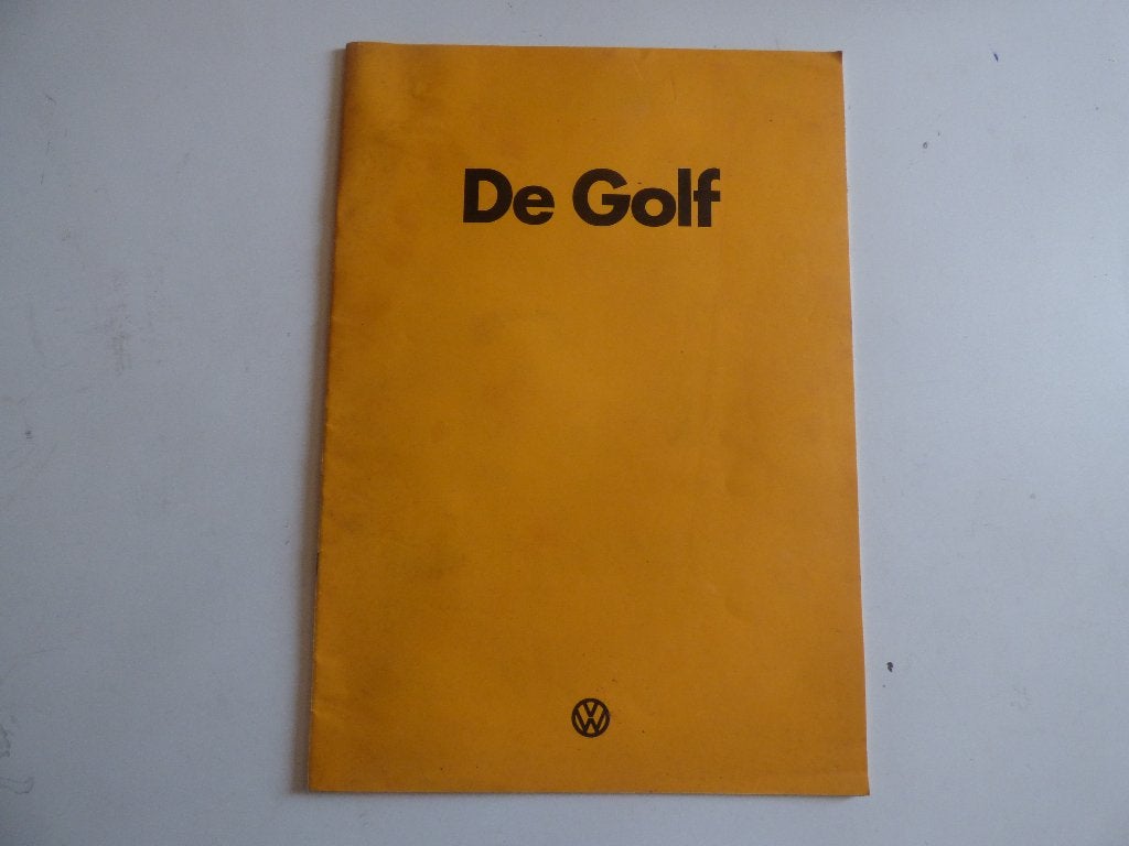 VOLKSWAGEN GOLF I FOLDER 1974, Livres, Enlèvement ou Envoi, Utilisé, Volkswagen