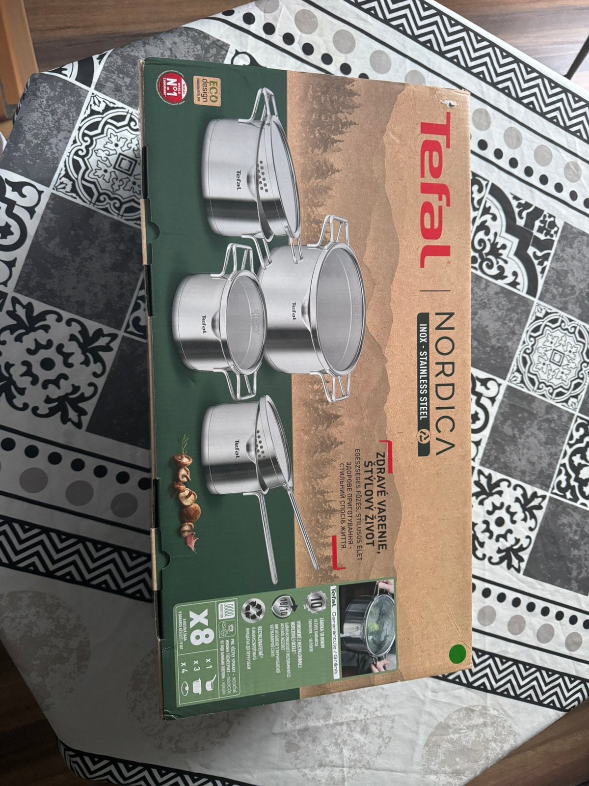 Casseroles TEFAL Nordica, Maison & Meubles, Neuf, Inox, Tefal, Enlèvement