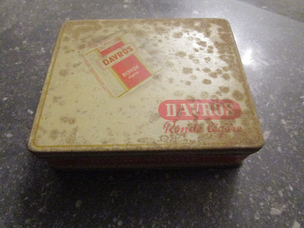 oude blik doosjes sigaren, Enlèvement ou Envoi, Utilisé, Autre