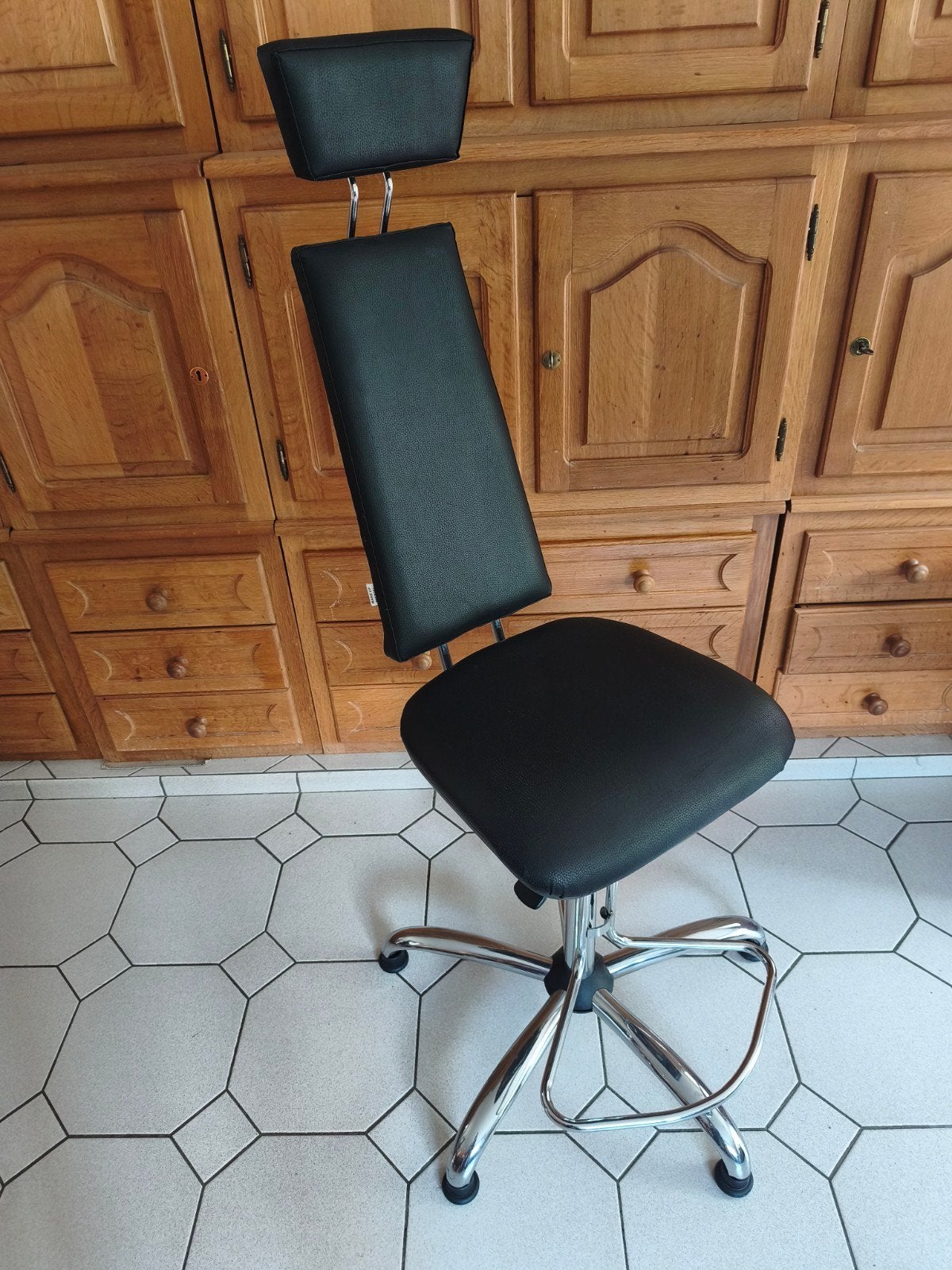 Fauteuil / Chaise de maquillage professionnel Made in It, Enlèvement, Ergonomique, Noir