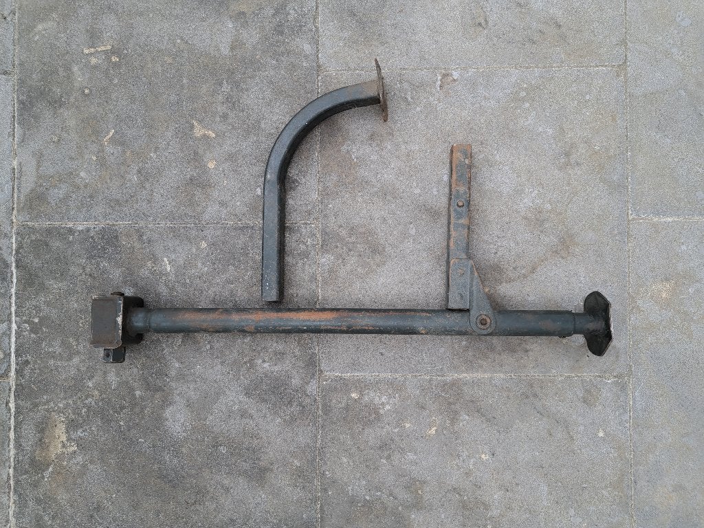 Vintage autokrik en zwengel, Autos : Divers, Prises, Enlèvement, Utilisé, Manuel