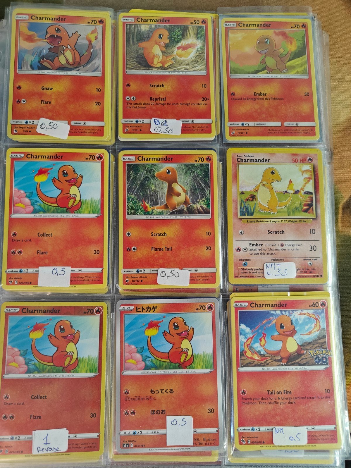Charmander charmeleon Charizard Pokémon, Hobby en Vrije tijd, Verzamelkaartspellen | Pokémon, Ophalen of Verzenden