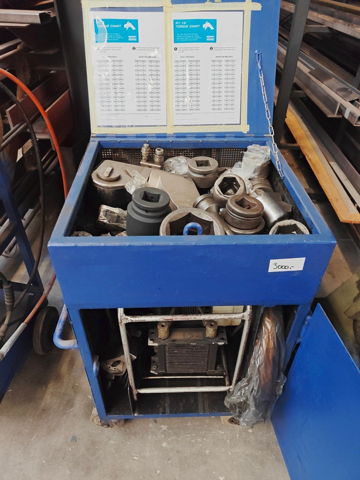 Atlas Copco Rapid-Torc hydraulische moeraanzetter, Doe-het-zelf en Bouw, Ophalen, Gebruikt