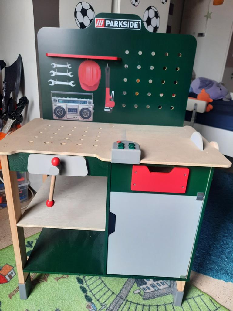 Houten werkbank, Enfants & Bébés, Jouets | Tables de jeux, Enlèvement