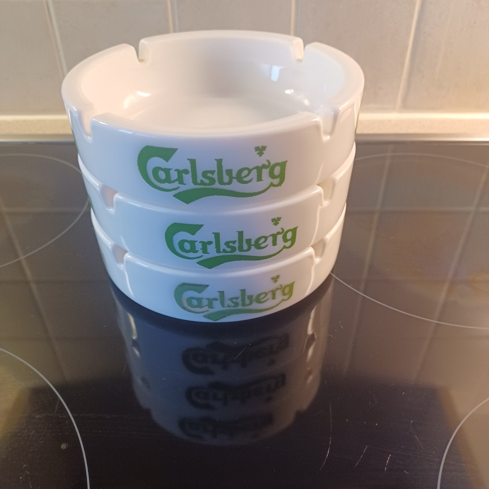 3 asbakken Carlsberg, Verzamelen, Ophalen, Nieuw, Asbak