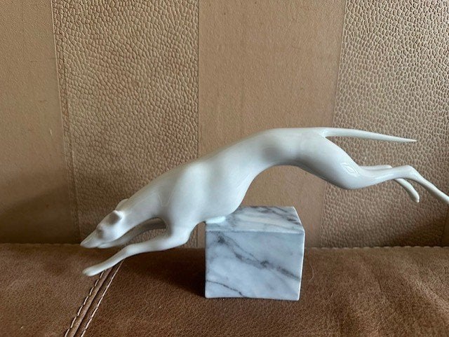 royal dux windhond whippet greyhound, Antiek en Kunst, Ophalen of Verzenden, Beeld