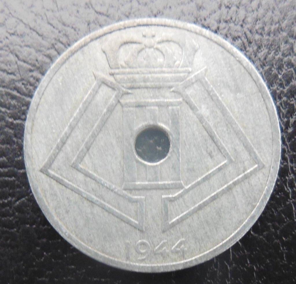 1944 25 centimes occupation, Verzenden, Metaal, Losse munt