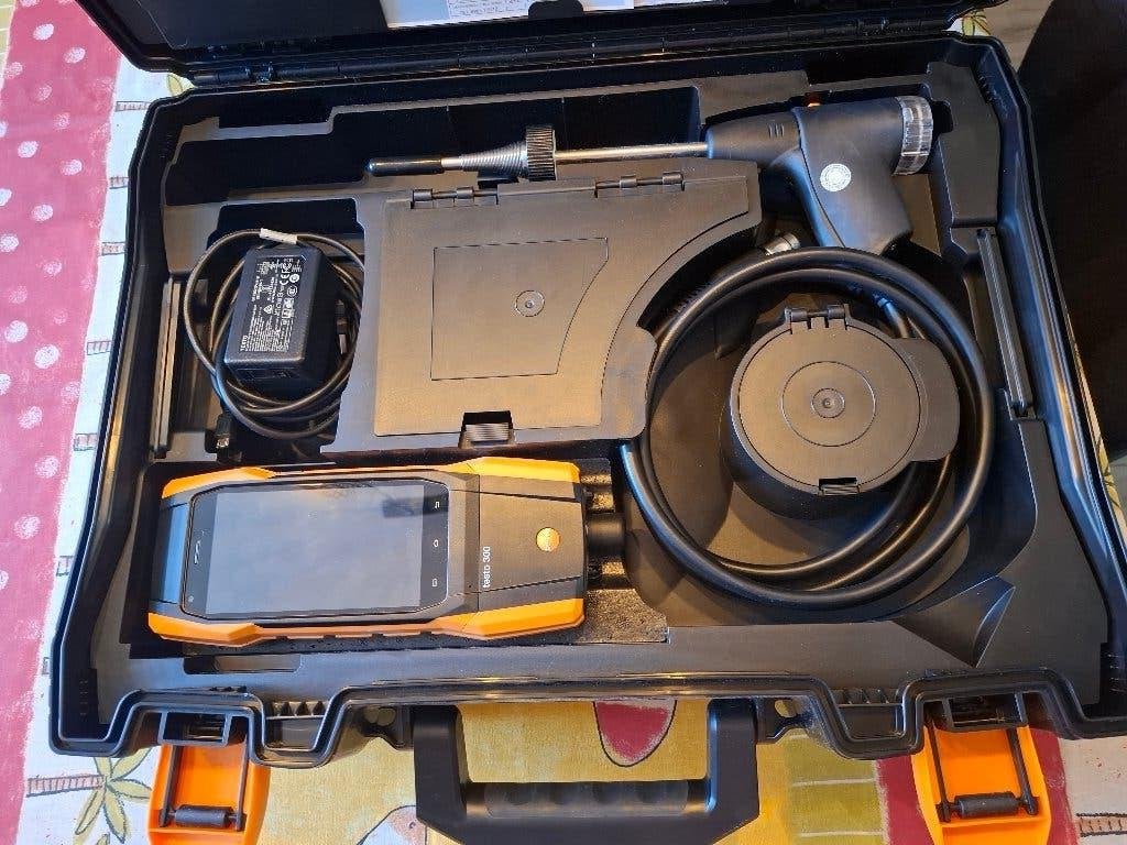 ANALYSEUR DE COMBUSTION TESTO + POMPE BACHARACH TEST FUMEE, Bricolage & Construction, Enlèvement, Comme neuf