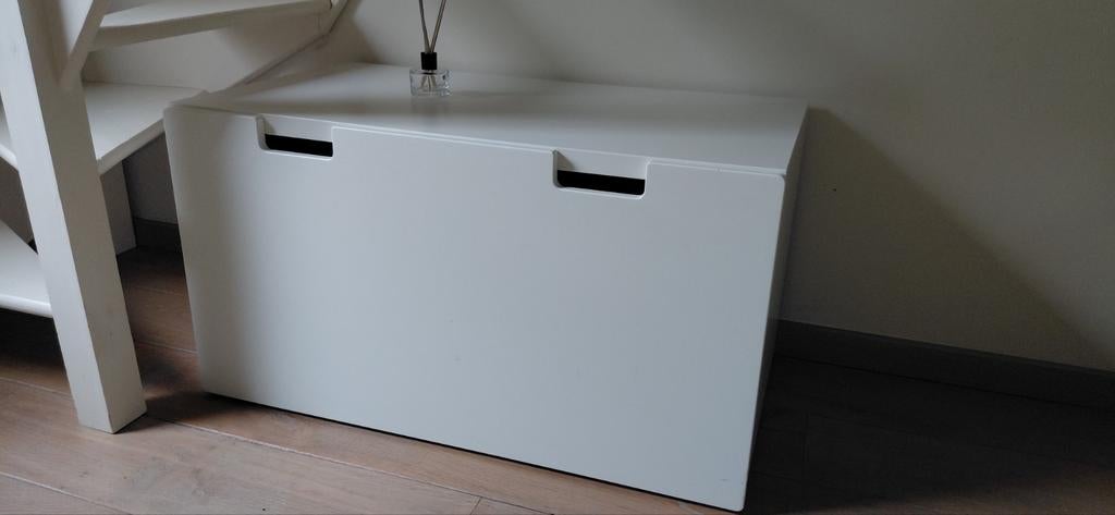 Speelgoedkist Smastad van Ikea (90 bx52x48) - wit, Huis en Inrichting, Ophalen, Zo goed als nieuw