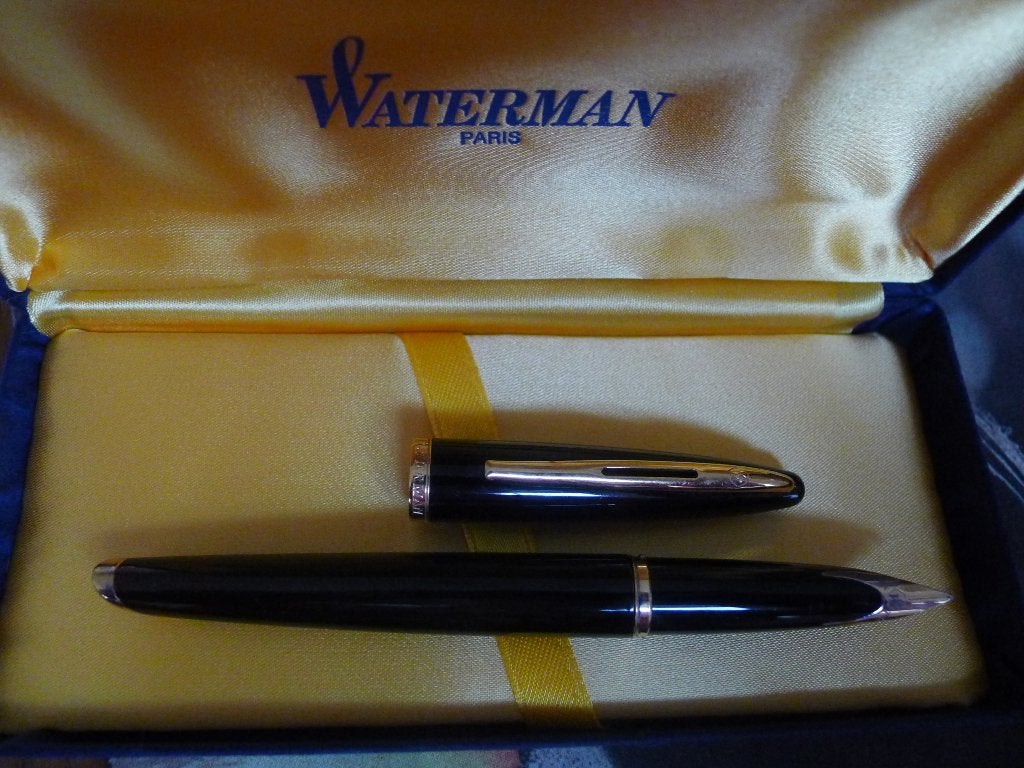 Stylo WATERMAN plume OR 18 CT, Enlèvement ou Envoi, Avec boîte, Stylo, Comme neuf