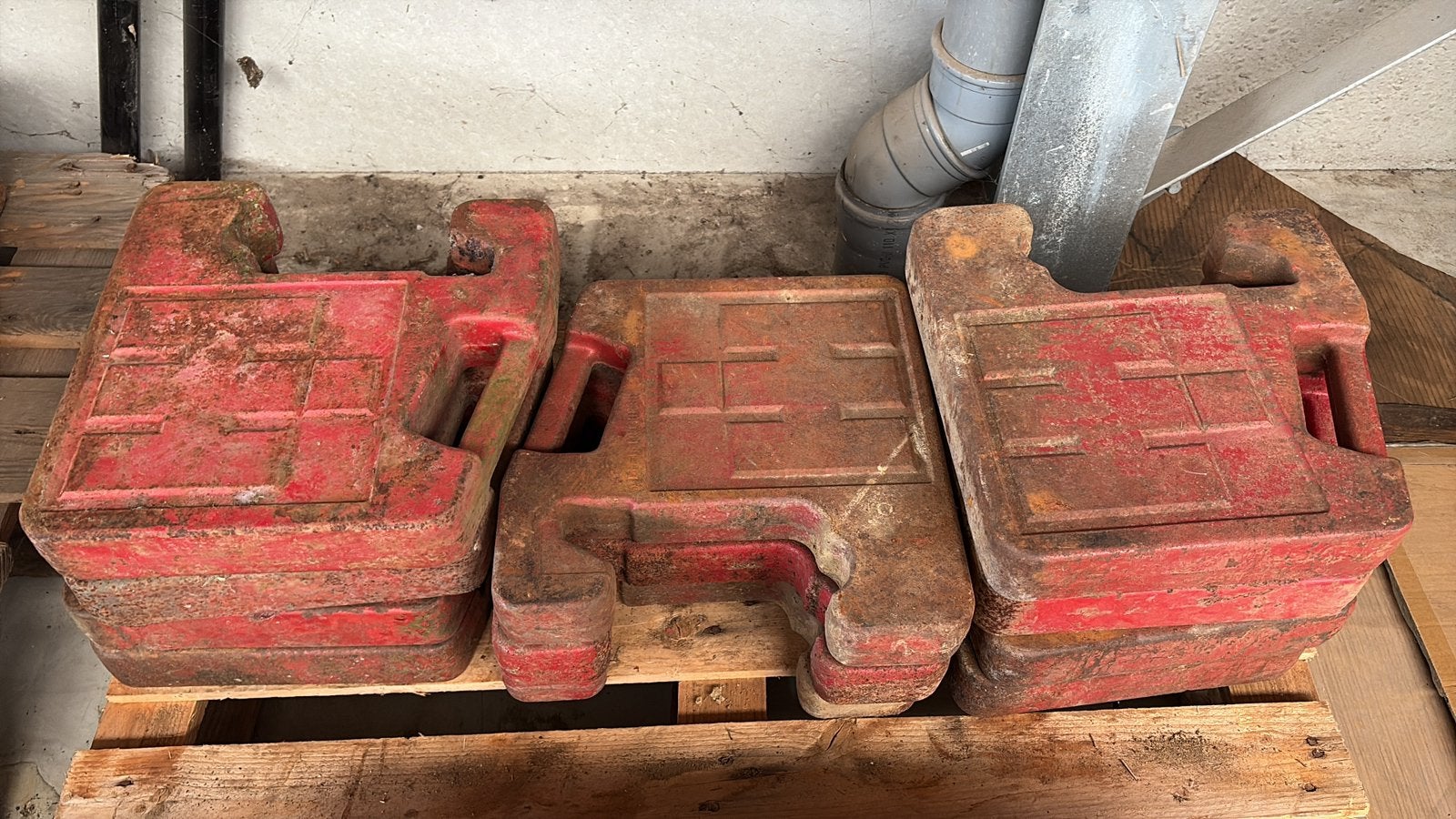 Set frontgewichten met logo case ih, Zakelijke goederen, Ophalen