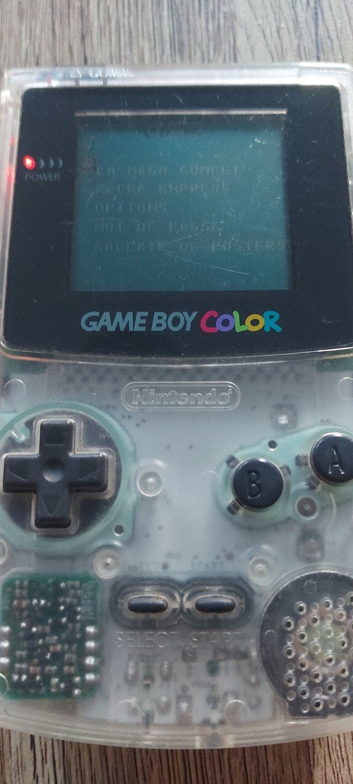 Nintendo Game Boy Color Clear transparente, Games en Spelcomputers, Spelcomputers | Nintendo Game Boy, Ophalen of Verzenden, Game Boy Color