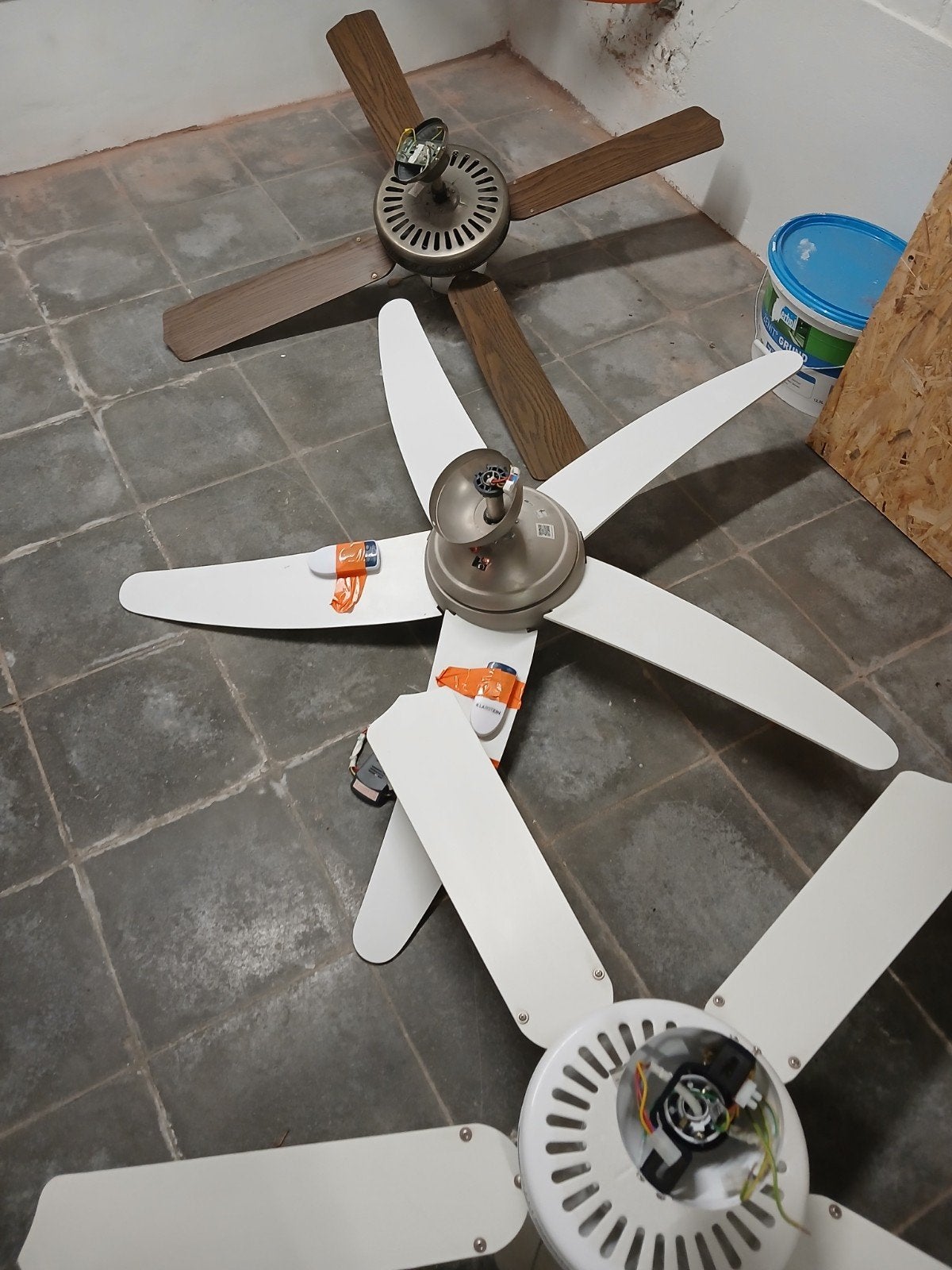 lot de 4 lampes ventilateur, Enlèvement, Comme neuf