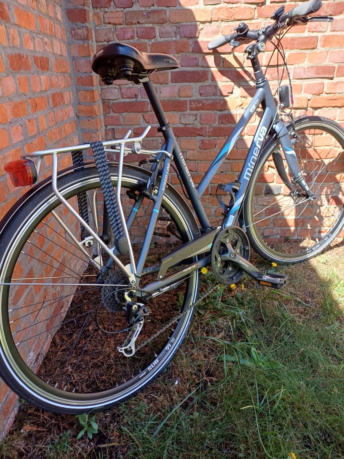 Zo goed als nieuw Tourfiets Minerva Subway, Fietsen en Brommers, 28 inch, Velgrem, 47 tot 50 cm, Zo goed als nieuw