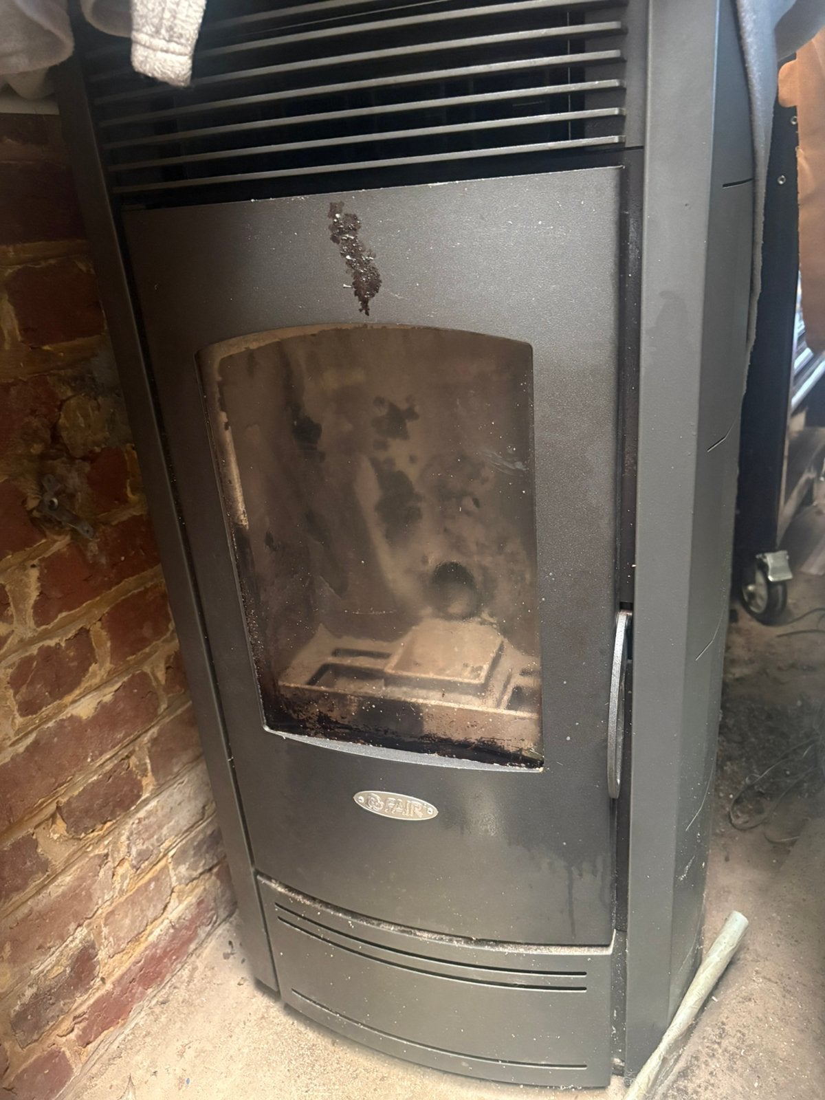 Pellet kachel fair 9kw, Huis en Inrichting, Kachels, Ophalen, Zo goed als nieuw, Pelletkachel