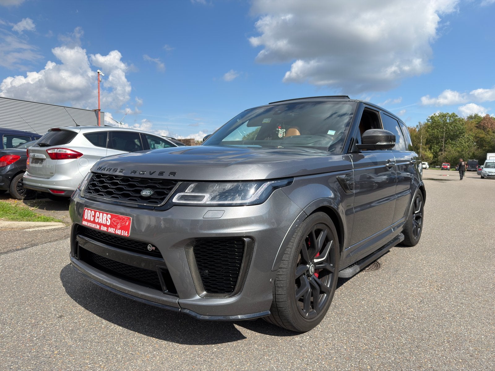 LAND ROVER RANGE ROVER SPORT SVR 5.0 V8 LICHTE VRACHT –, Auto's, Land Rover, Automaat, Leder, Bedrijf, 4999 cc