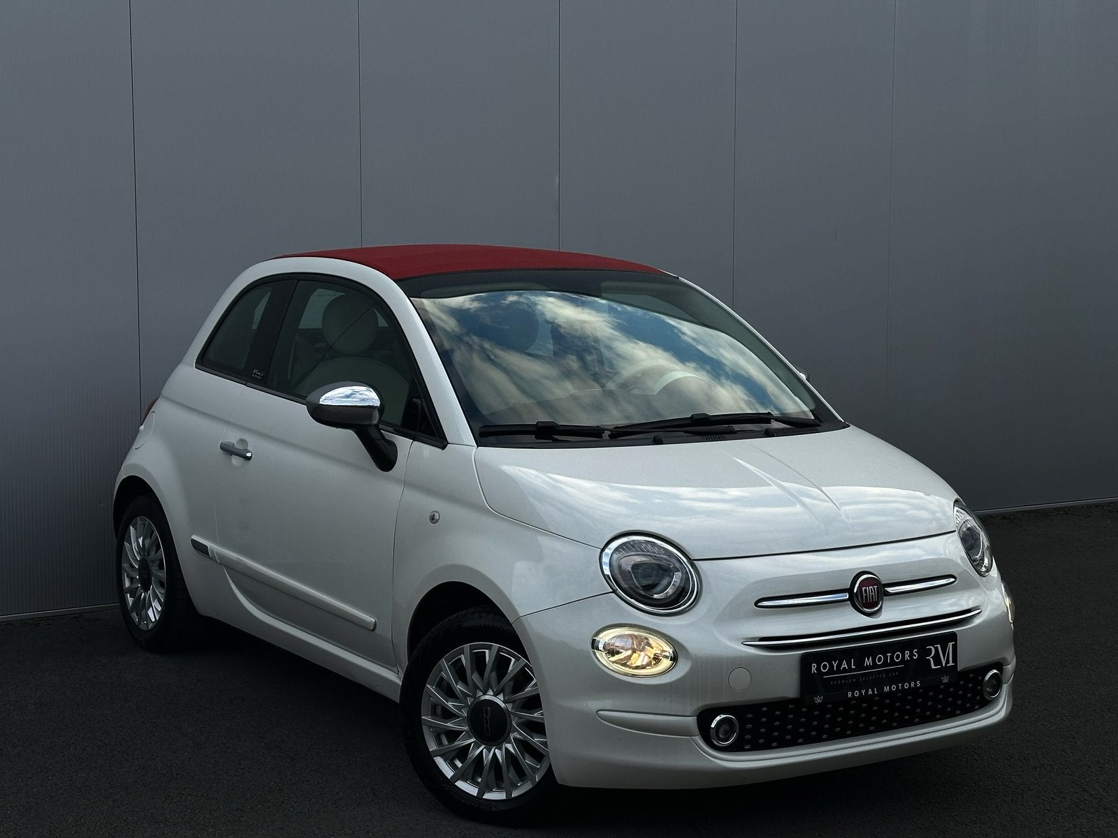 Fiat 500C 1.2i Lounge Cabriolet slechts 135.000 km GAR.1AN, Auto's, Voorwielaandrijving, Testrit aan huis, Stof, Verwarmde buitenspiegels