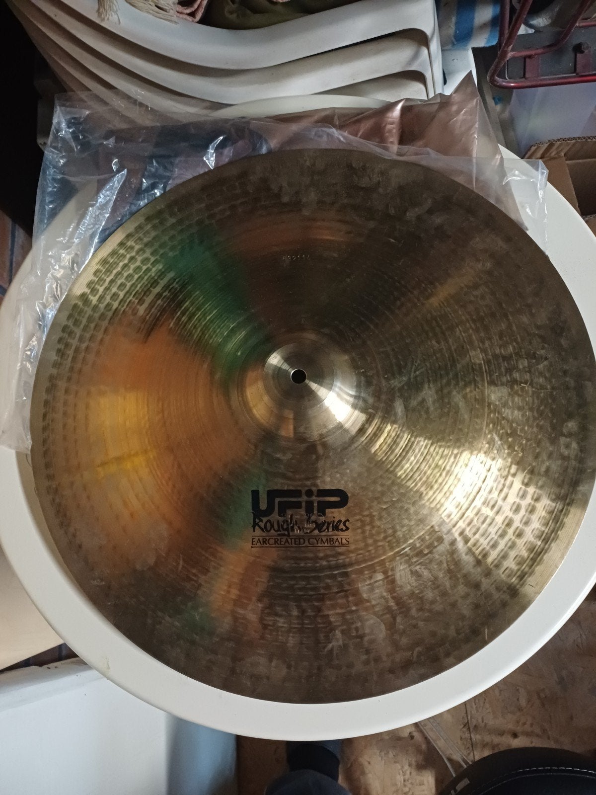 UFIP Rough series 20" china, Musique & Instruments, Enlèvement, Utilisé, Autres marques