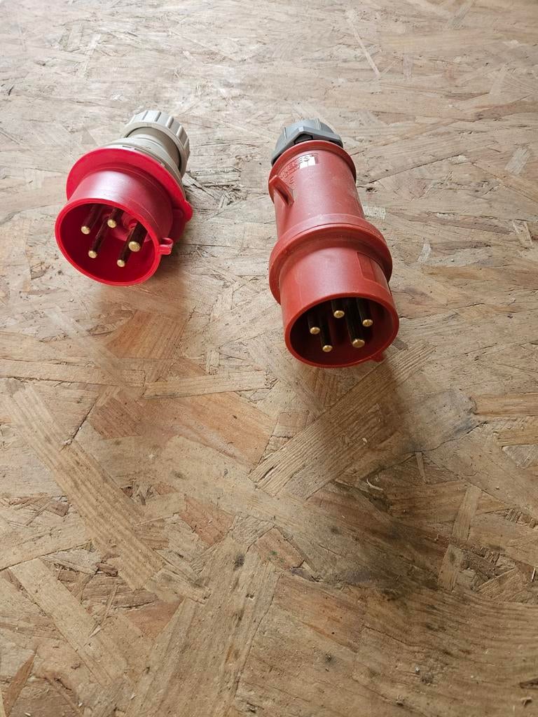 Stekkers 380 volt., Ophalen