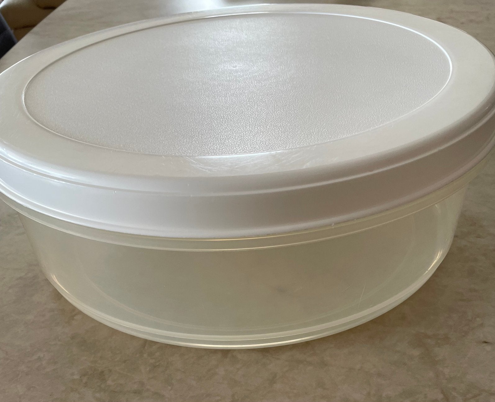 Grande boite à gâteau Sunware Ø 34 cm, Enlèvement ou Envoi, Comme neuf, Avec couvercle, Boîte