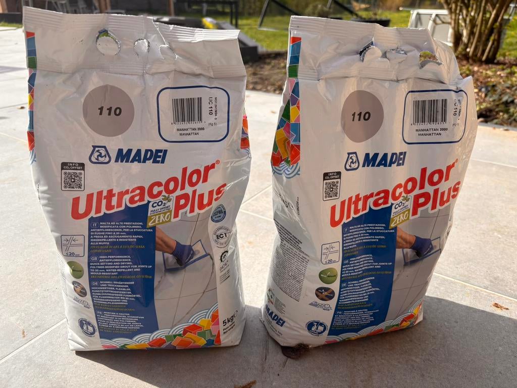 Mapei: ultracolor plus 110 Manhattan, Ophalen, Nieuw