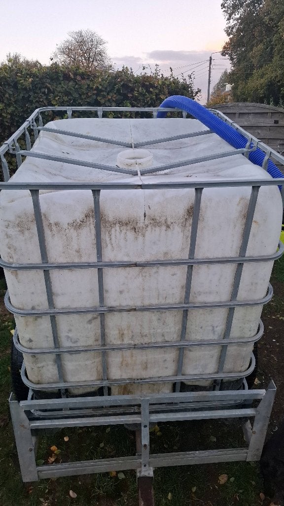 Cuve a eau  1000l, Enlèvement