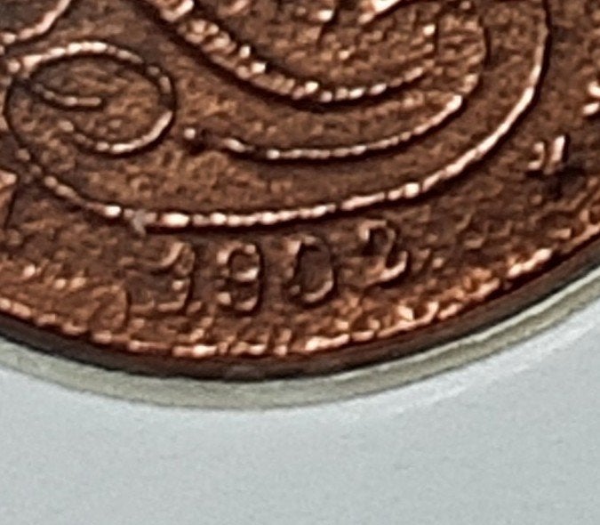 Belgique - 1 cent - 1902 NL. (Réf 055), Timbres & Monnaies, Enlèvement ou Envoi, Métal, Monnaie en vrac