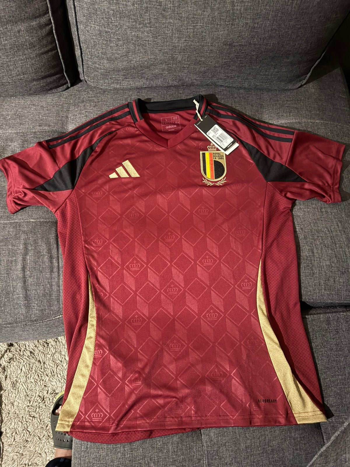 Nouveaux t-shirts Red Devil Saat Lange, Taille L, Enlèvement, Comme neuf, Maillot