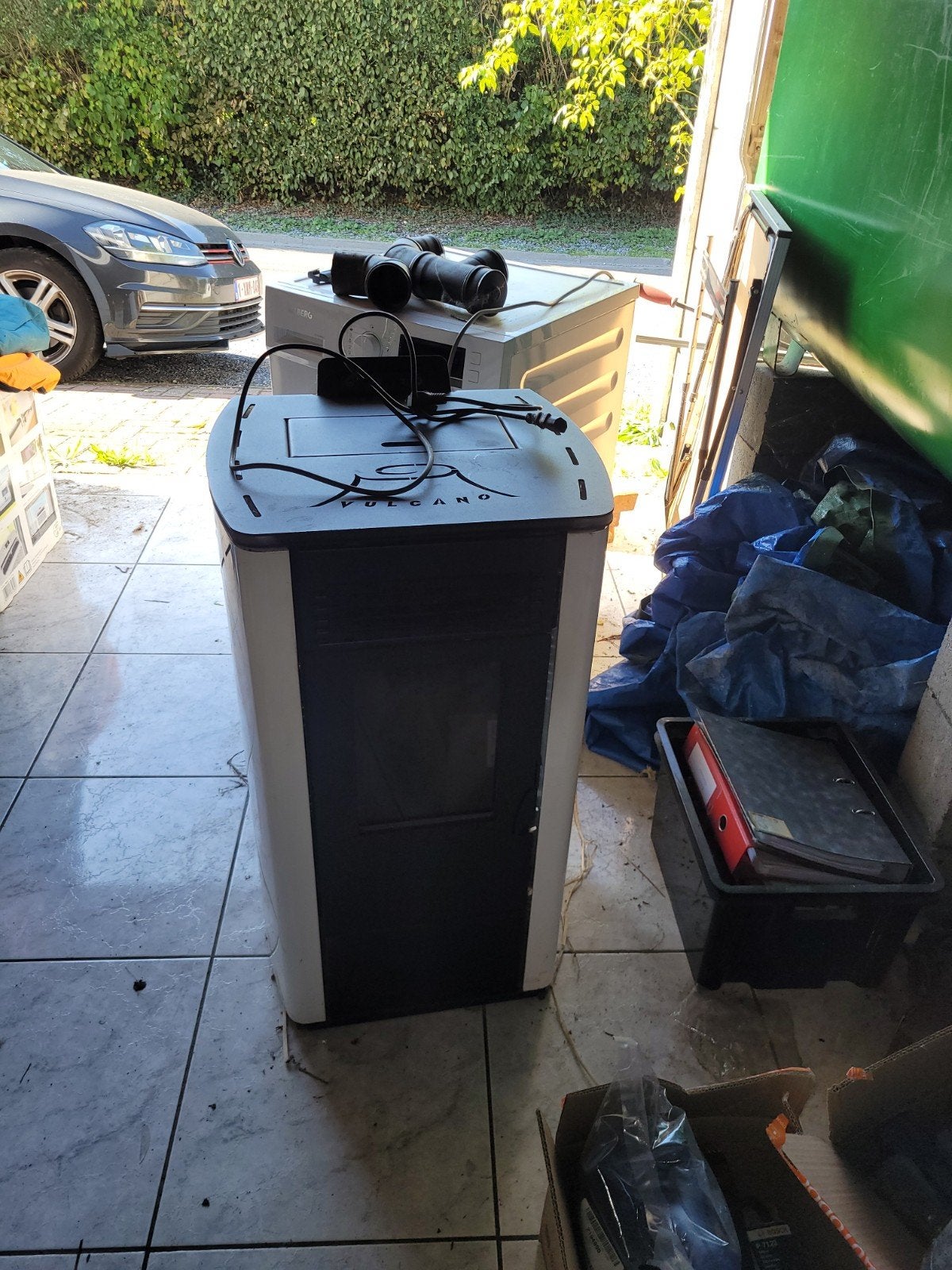 poêle pellet vulcano etna 8kw résistance demarrage à changer, Ophalen, Gebruikt, Hoog rendement (Hr), Kachel