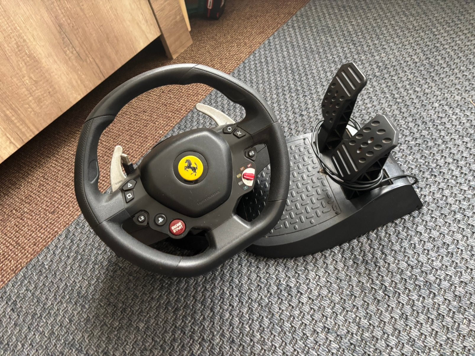 Thrustmaster T80 racestuur + pedalen, Games en Spelcomputers, Spelcomputers | Sony Consoles | Accessoires, Ophalen of Verzenden