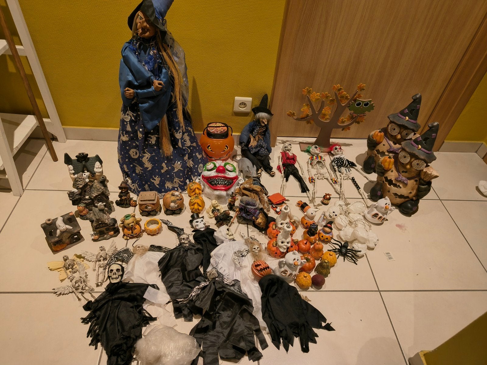 halloween pakket heksen spoken enz, Ophalen