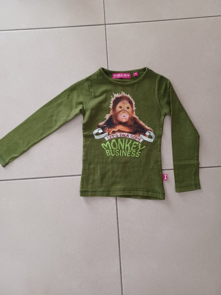longsleeve Stones and Bones maat 92, Kinderen en Baby's, Ophalen of Verzenden, Stones and bones, Jongen, Shirt of Longsleeve