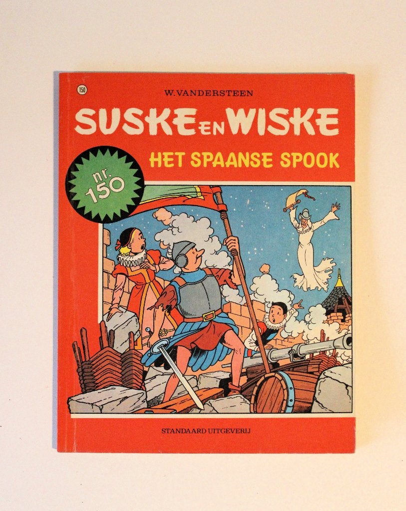 Suske en Wiske - Het Spaanse spook (1ste druk), Livres, BD, Enlèvement ou Envoi, Willy Vandersteen, Une BD, Utilisé