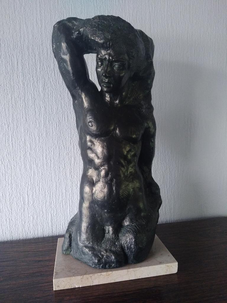Beeldhouwwerk Martin Duque, Statue, Pierre ou céramique, Homme, Enlèvement