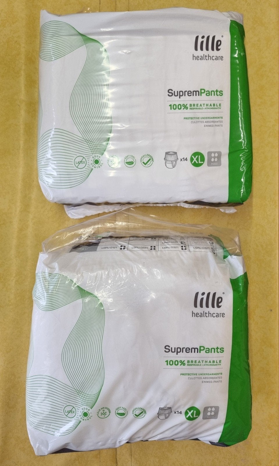pantalons d'incontinence, Divers, Enlèvement