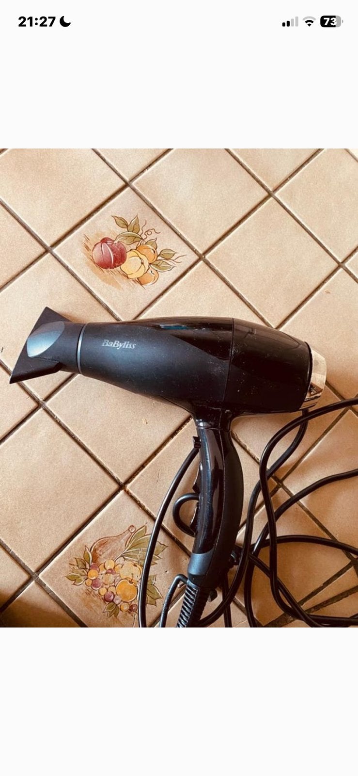 À vendre sèche-cheveux Babyliss, Enlèvement ou Envoi, Utilisé, Sèche-cheveux