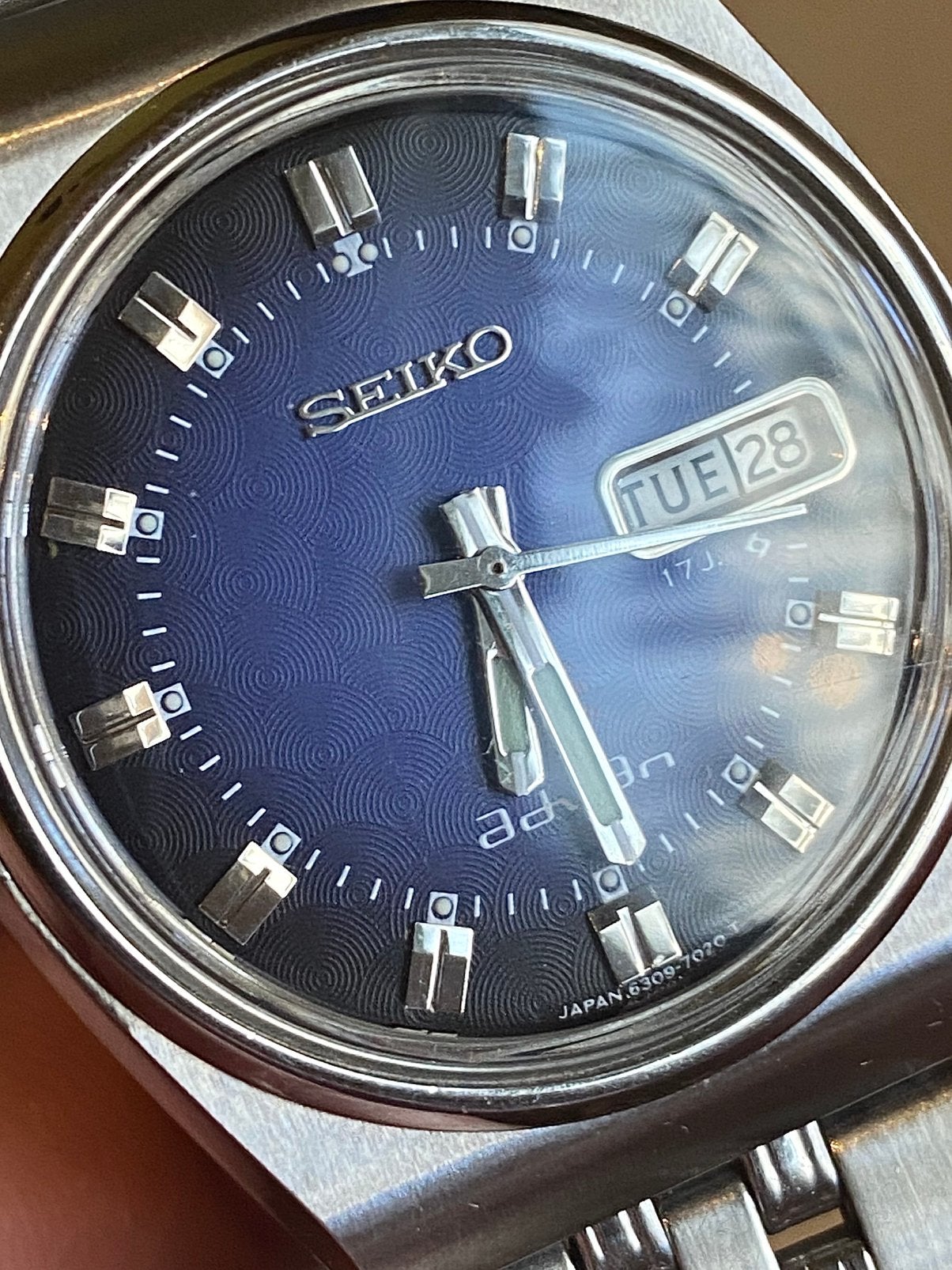 Seiko Automatic AdvAn prachtige horloge 37mm, Handtassen en Accessoires, Horloges | Heren, Staal, Polshorloge, Ophalen of Verzenden