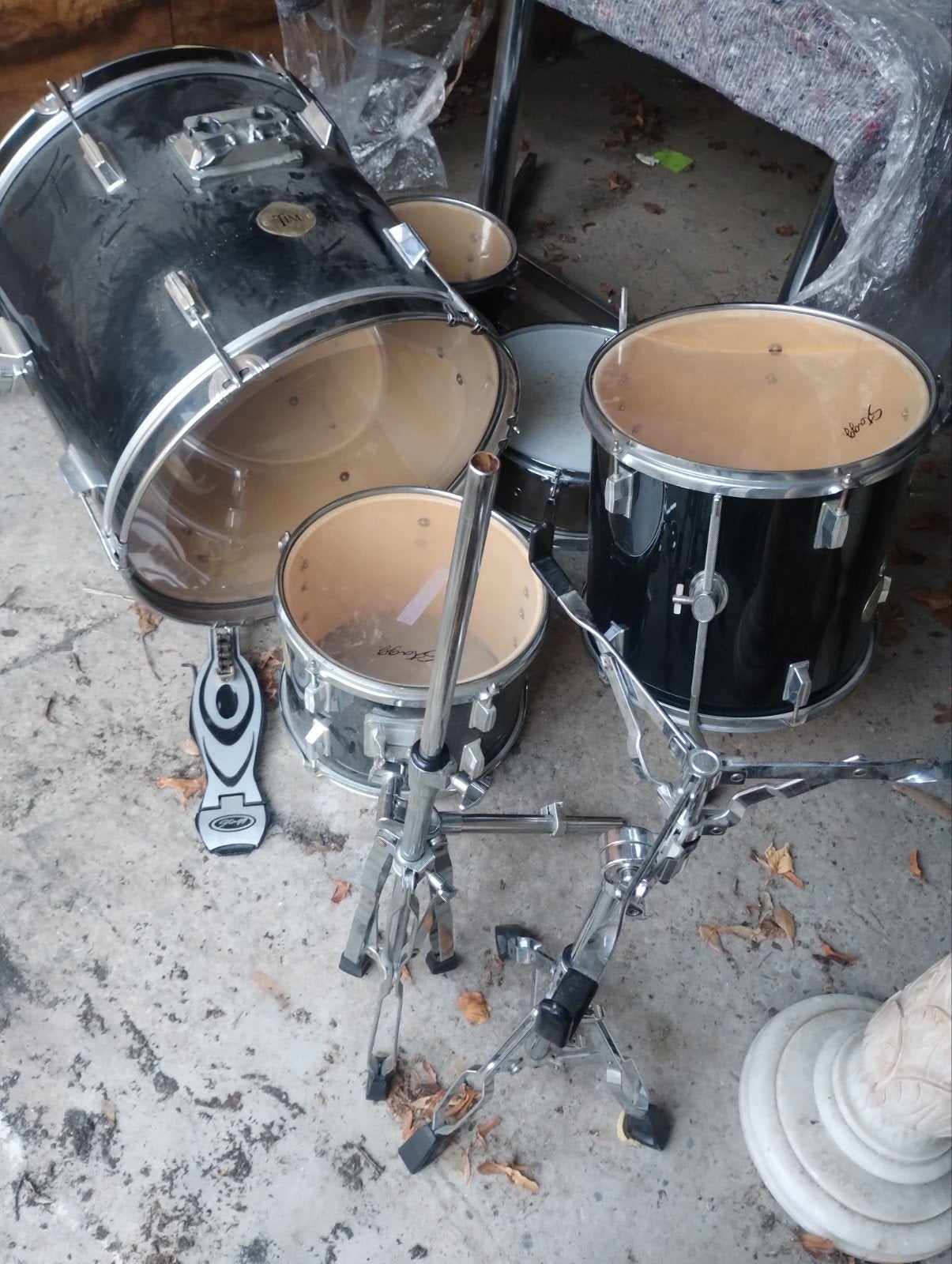 drumstel te koop just in mekaar zetten, Muziek en Instrumenten, Ophalen