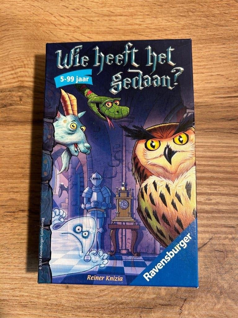 Wie heeft het gedaan? Reisspel, Ophalen of Verzenden, Zo goed als nieuw, Ravensburger, Reisspel