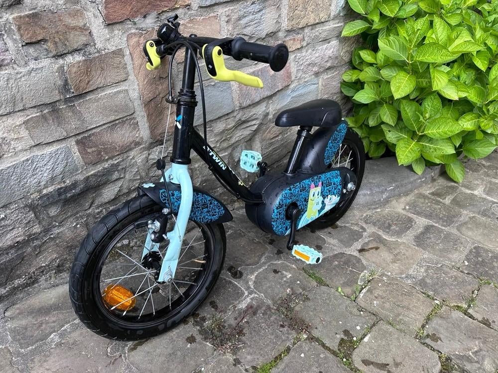 Decathlon Btwin 14" 3-5j Monsters kinderfiets in perfecte st, Fietsen en Brommers, Fietsen | Kinderfietsjes, Ophalen, Zo goed als nieuw