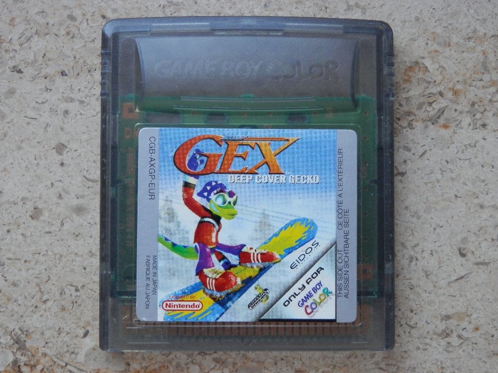 Spel „GEX Deep Cover Gecko” voor Nintendo Game Boy Color, Ophalen of Verzenden, Gebruikt