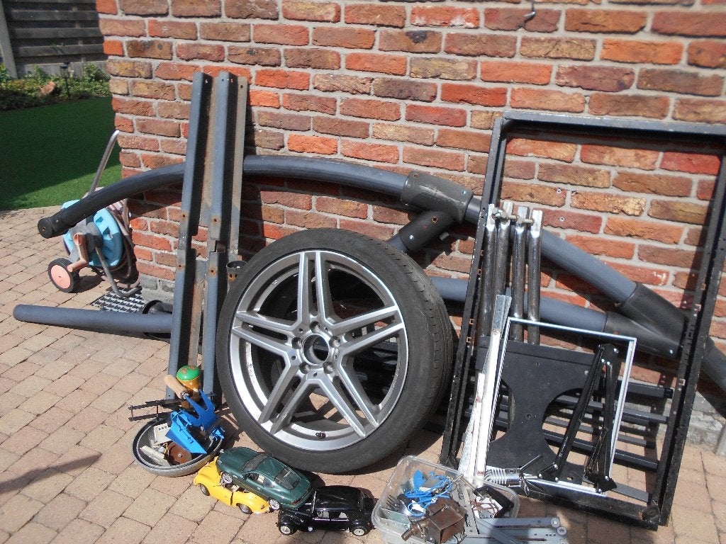 OUD ALUMINIUM EN IJZER, Ophalen, Gebruikt, IJzer
